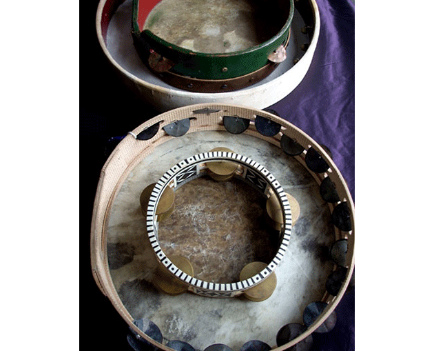 Frame Drums With Cymbals